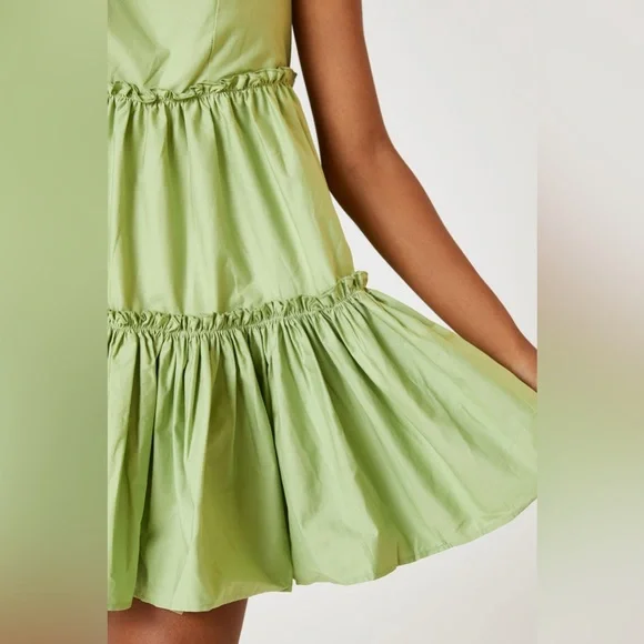 ✨ Anthropologie Voluminous Mini Dress Sz L - Picture 4 of 5